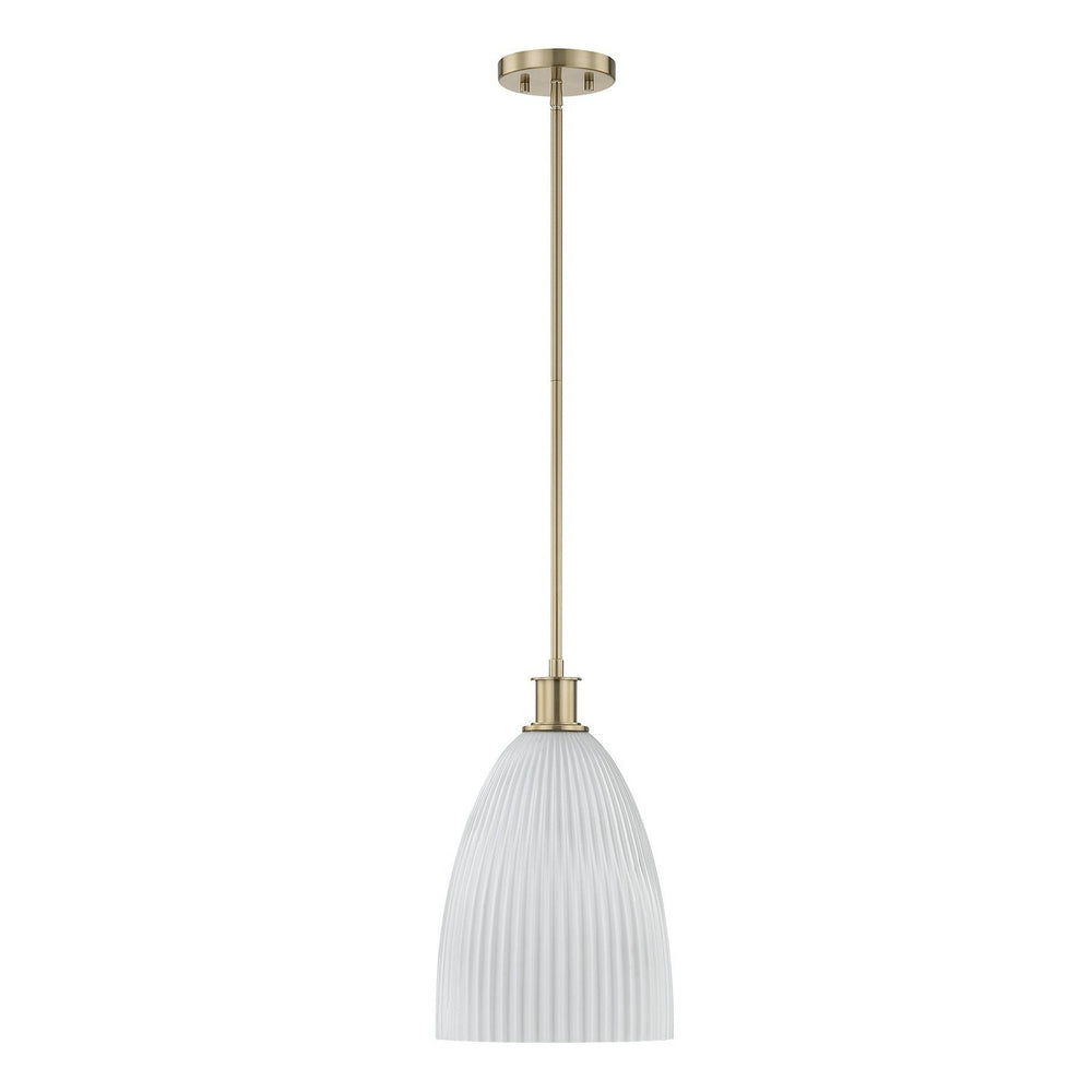 Savoy House - 7-1244-1-127 - One Light Pendant - Baldwin - Noble Brass