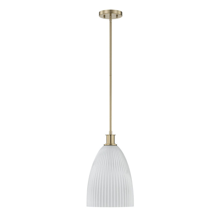 Savoy House - 7-1244-1-127 - One Light Pendant - Baldwin - Noble Brass