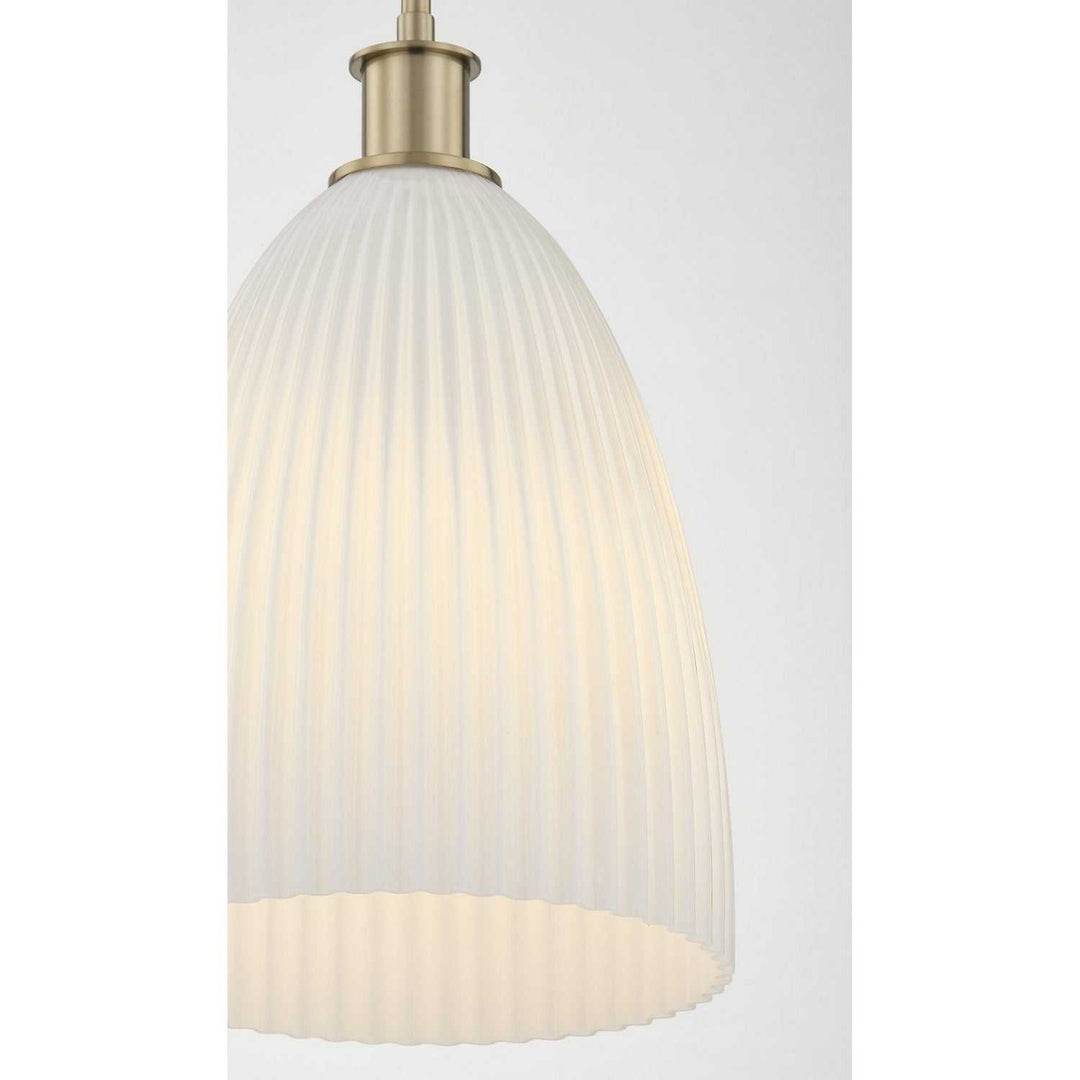 Savoy House - 7-1244-1-127 - One Light Pendant - Baldwin - Noble Brass