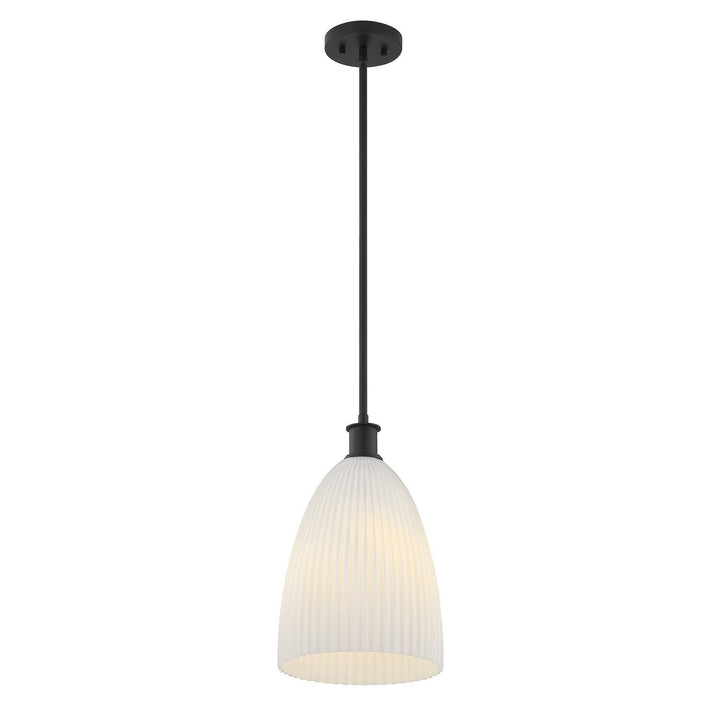 Savoy House - 7-1244-1-89 - One Light Pendant - Baldwin - Matte Black