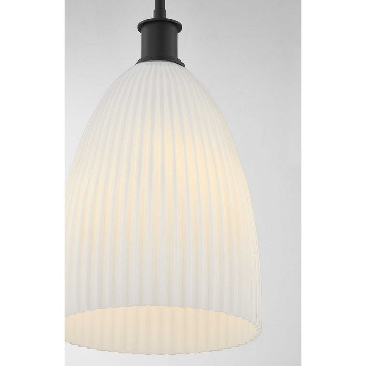Savoy House - 7-1244-1-89 - One Light Pendant - Baldwin - Matte Black