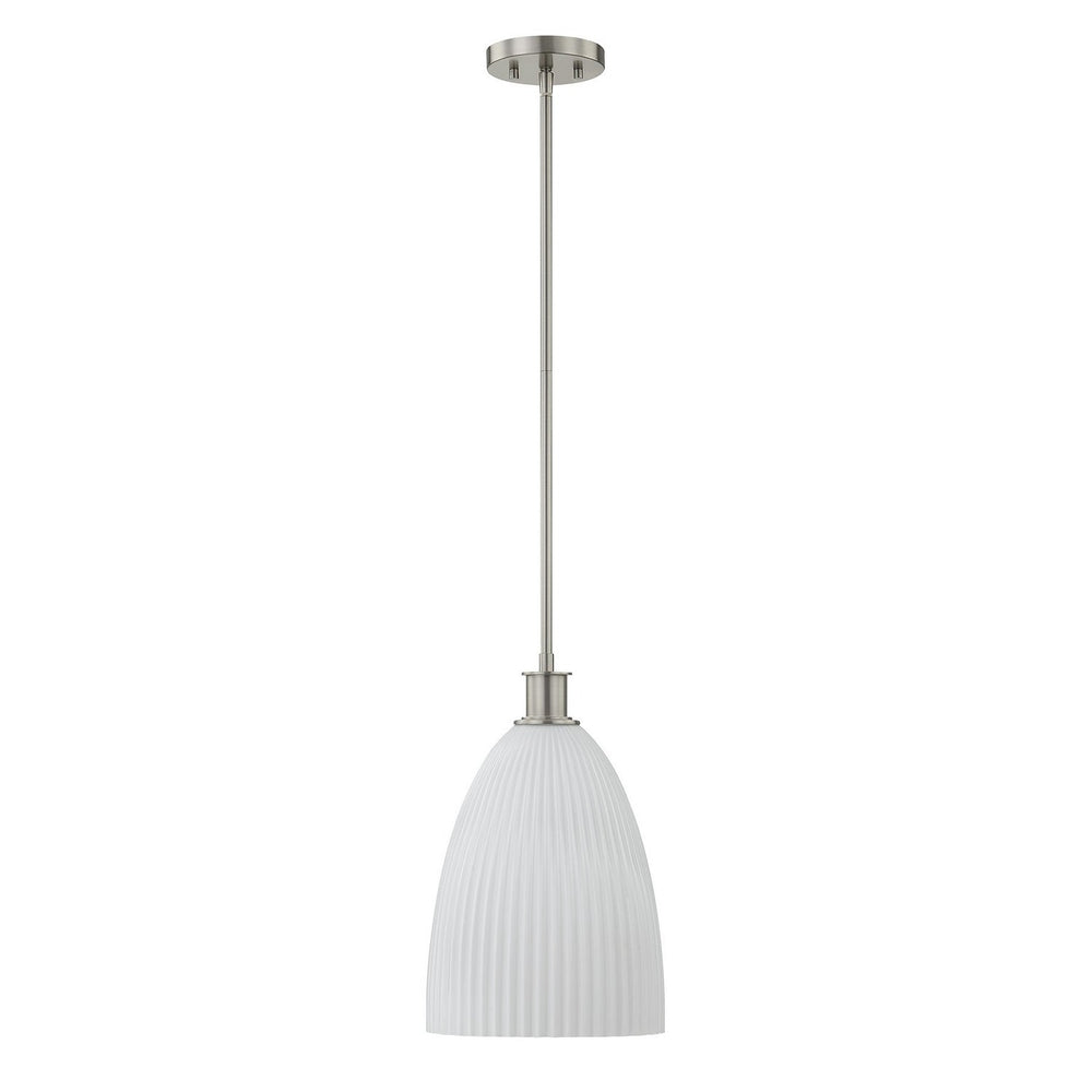 Savoy House - 7-1244-1-SN - One Light Pendant - Baldwin - Satin Nickel