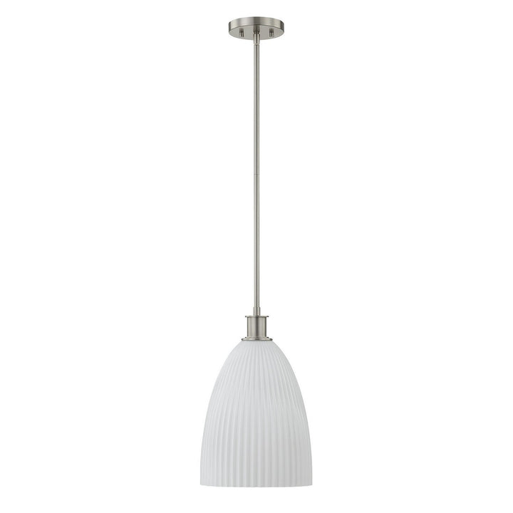 Savoy House - 7-1244-1-SN - One Light Pendant - Baldwin - Satin Nickel