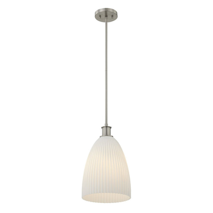 Savoy House - 7-1244-1-SN - One Light Pendant - Baldwin - Satin Nickel