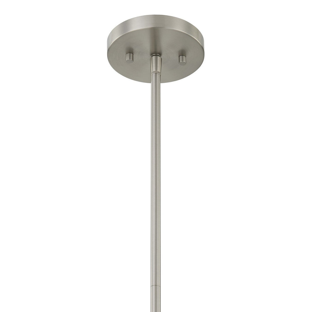 Savoy House - 7-1244-1-SN - One Light Pendant - Baldwin - Satin Nickel
