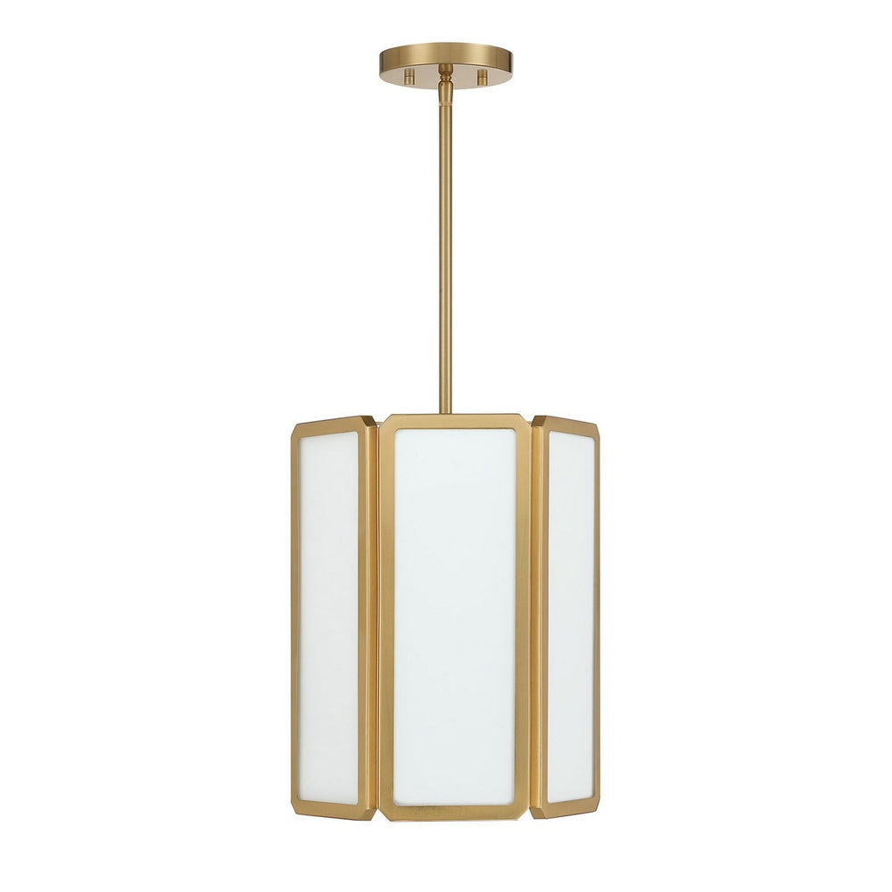 Savoy House - 7-1700-3-322 - Three Light Pendant - Leeds - Warm Brass