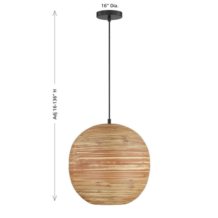 Savoy House - 7-2804-1-89 - One Light Pendant - Pharr - Matte Black