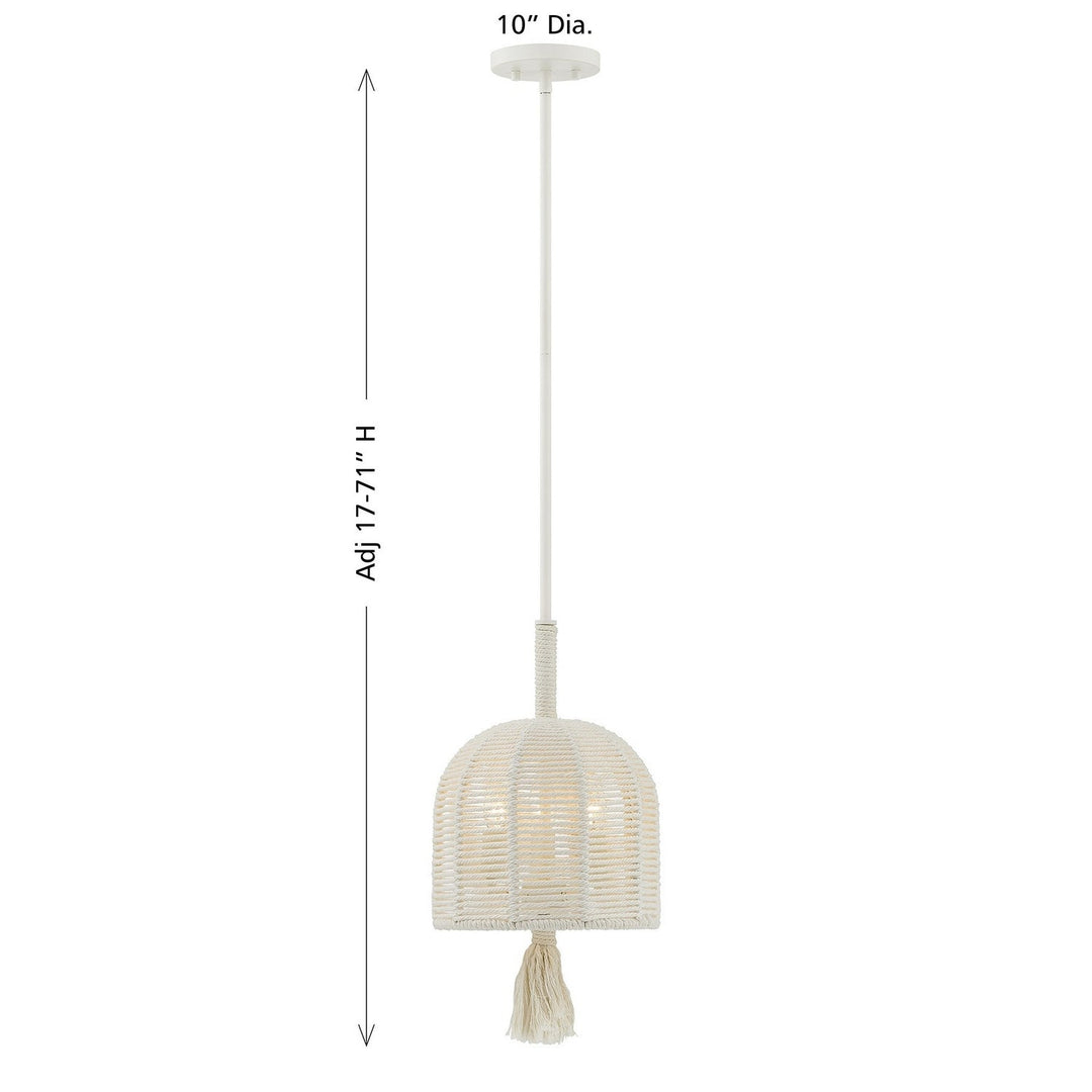 Savoy House - 7-3400-3-341 - Three Light Pendant - Lunara - Cotton