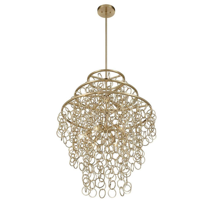 Savoy House - 7-4902-9-127 - Nine Light Pendant - Sententas - Noble Brass