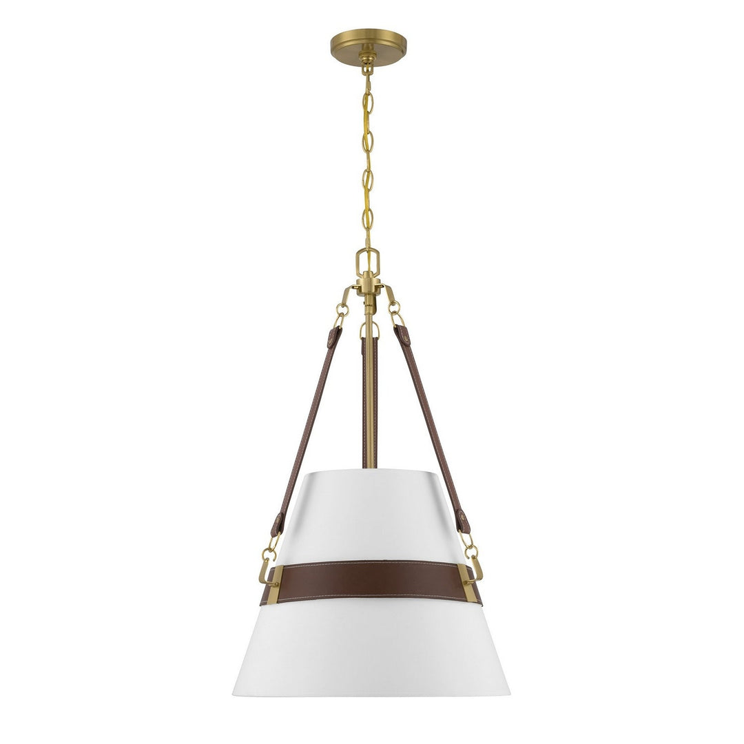 Savoy House - 7-5627-3-322 - Three Light Pendant - Corinth - Warm Brass