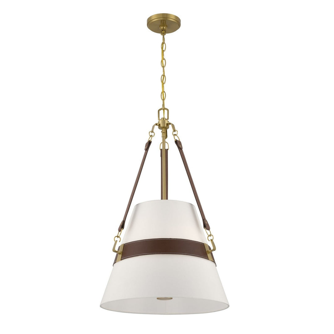 Savoy House - 7-5627-3-322 - Three Light Pendant - Corinth - Warm Brass