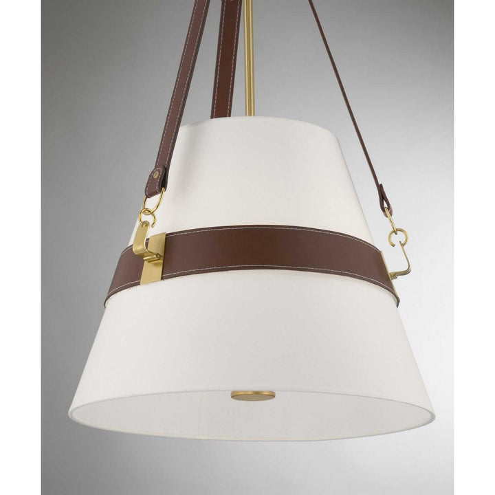 Savoy House - 7-5627-3-322 - Three Light Pendant - Corinth - Warm Brass
