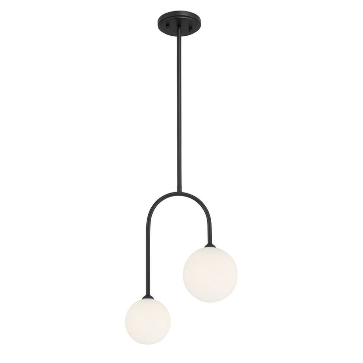 Savoy House - 7-5981-2-89 - Two Light Pendant - Chester - Matte Black