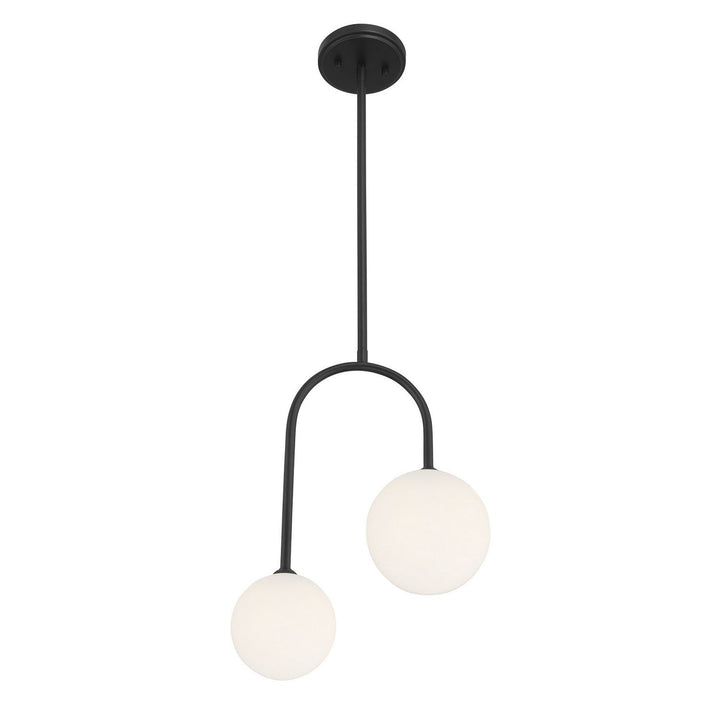 Savoy House - 7-5981-2-89 - Two Light Pendant - Chester - Matte Black