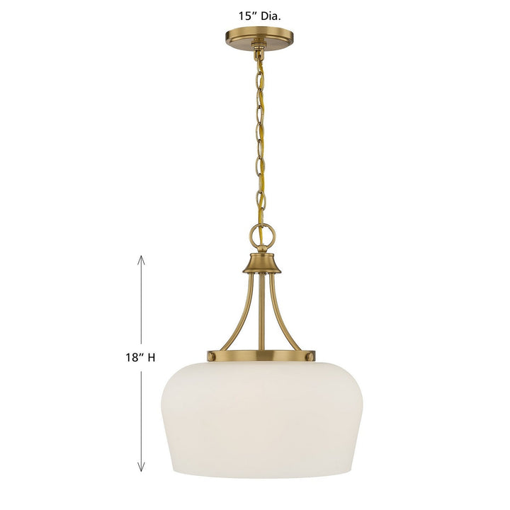 Savoy House - 7-6034-3-322 - Three Light Pendant - Octave - Warm Brass