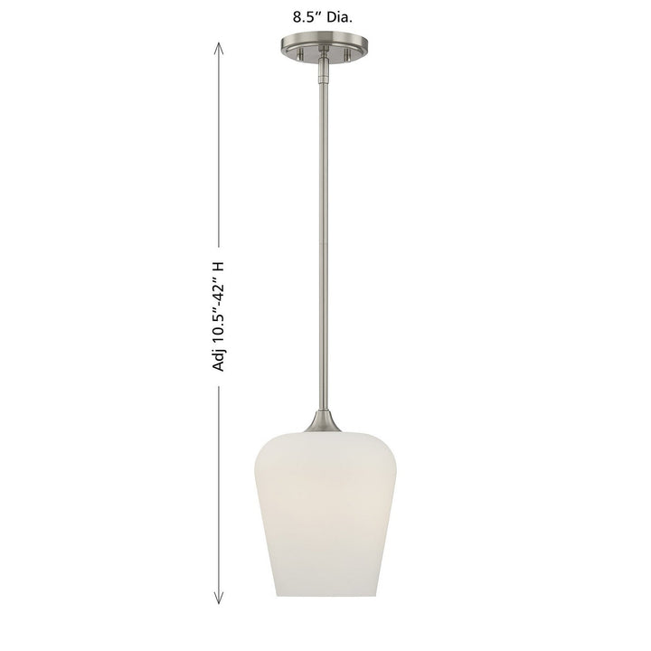Savoy House - 7-6036-1-SN - One Light Pendant - Octave - Satin Nickel