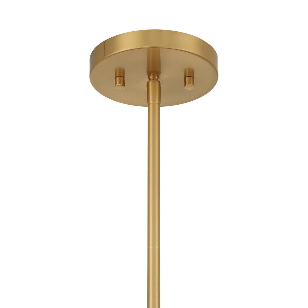 Savoy House - 7-6308-4-322 - Four Light Pendant - Hearne - Warm Brass