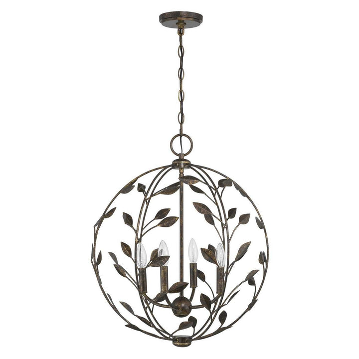 Savoy House - 7-6704-4-334 - Four Light Pendant - Laska - Enchanted Bronze