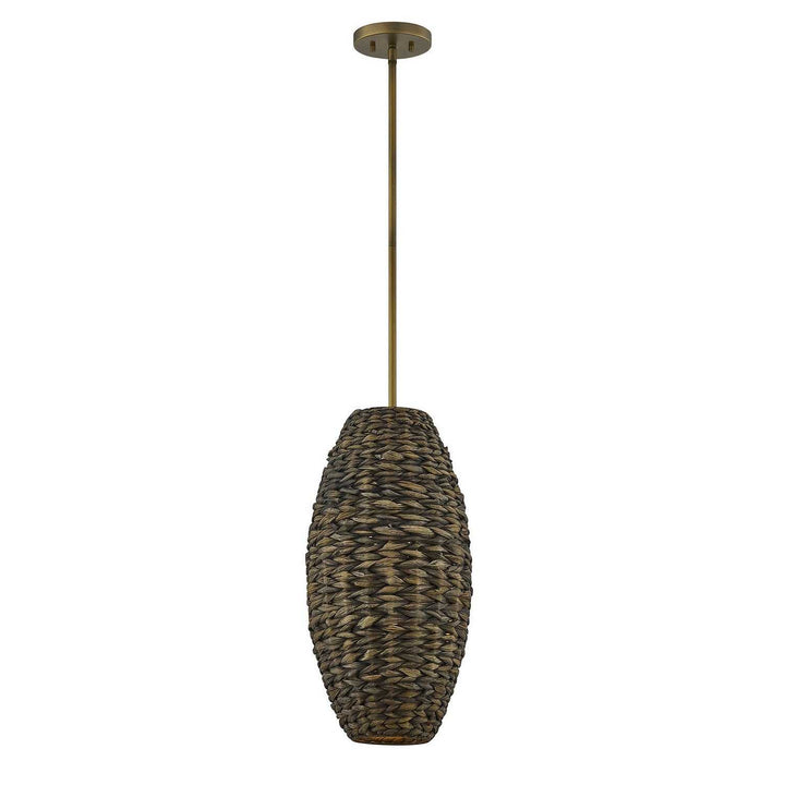 Savoy House - 7-8416-1-220 - One Light Pendant - Tierra Brisa - Riviera Brass
