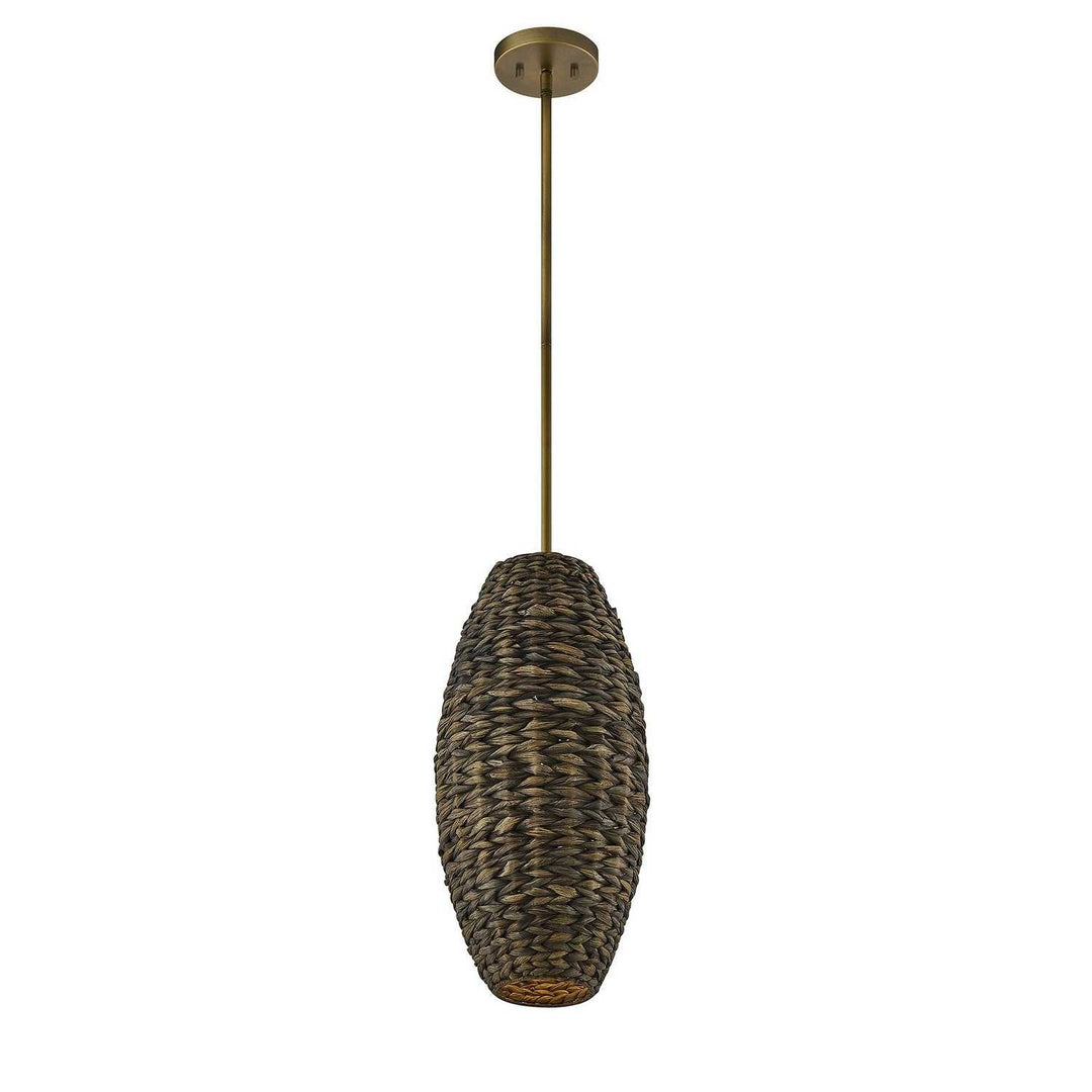 Savoy House - 7-8416-1-220 - One Light Pendant - Tierra Brisa - Riviera Brass