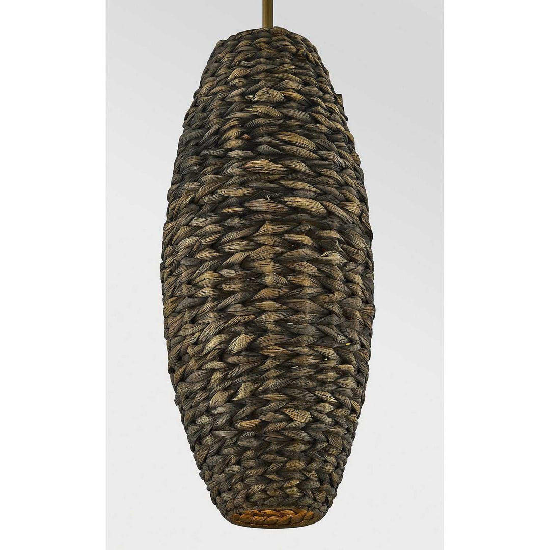 Savoy House - 7-8416-1-220 - One Light Pendant - Tierra Brisa - Riviera Brass