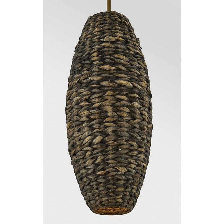 Savoy House - 7-8416-1-220 - One Light Pendant - Tierra Brisa - Riviera Brass