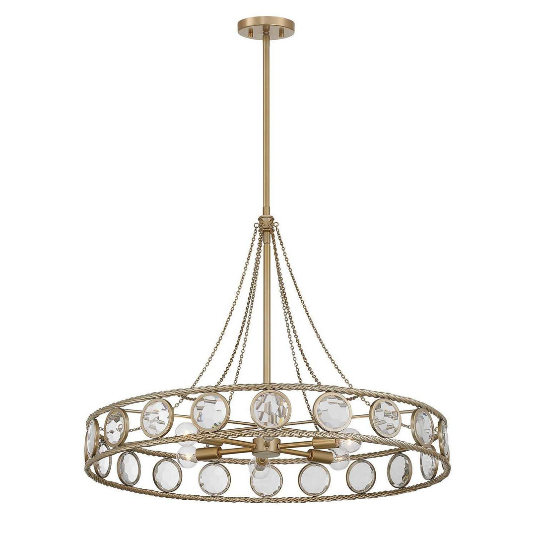 Savoy House - 7-9380-6-338 - Six Light Pendant - Cologne - Opulent Gold