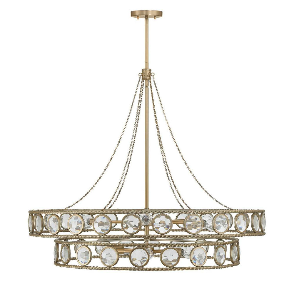 Savoy House - 7-9381-12-338 - 12 Light Pendant - Cologne - Opulent Gold
