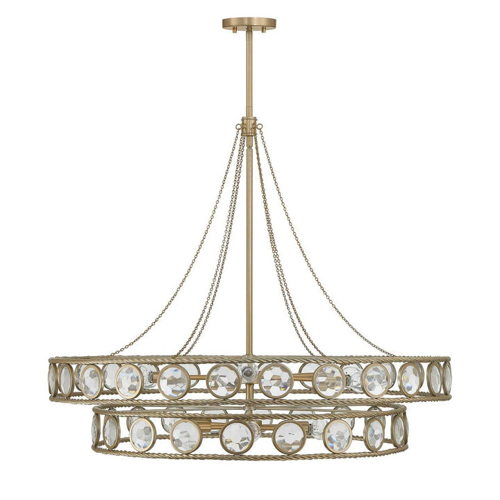 Savoy House - 7-9381-12-338 - 12 Light Pendant - Cologne - Opulent Gold