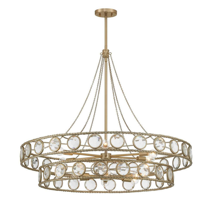 Savoy House - 7-9381-12-338 - 12 Light Pendant - Cologne - Opulent Gold