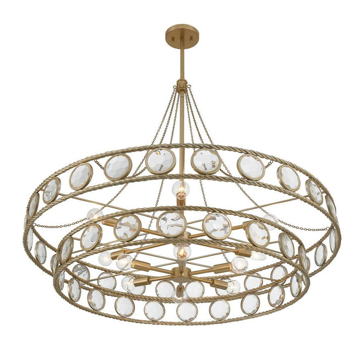 Savoy House - 7-9381-12-338 - 12 Light Pendant - Cologne - Opulent Gold