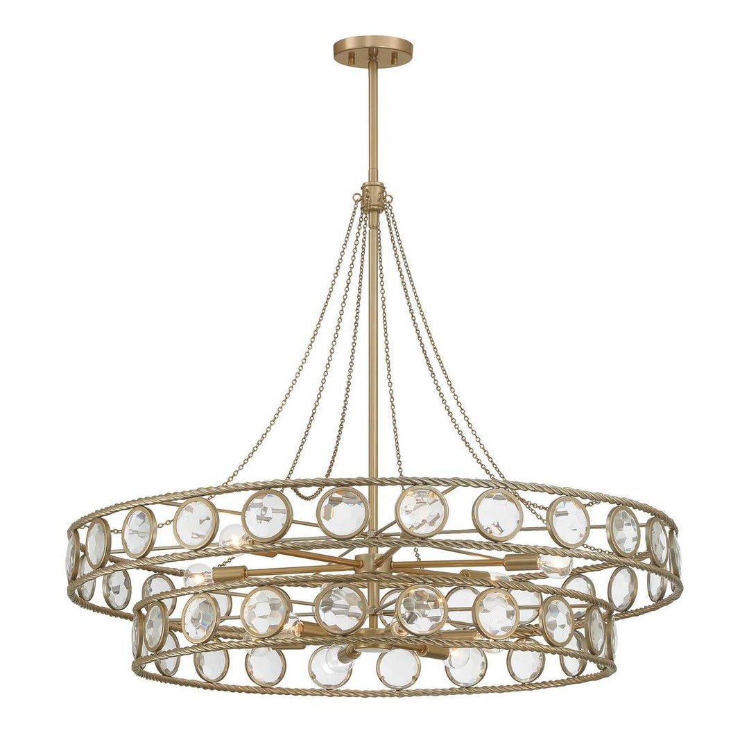Savoy House - 7-9381-12-338 - 12 Light Pendant - Cologne - Opulent Gold