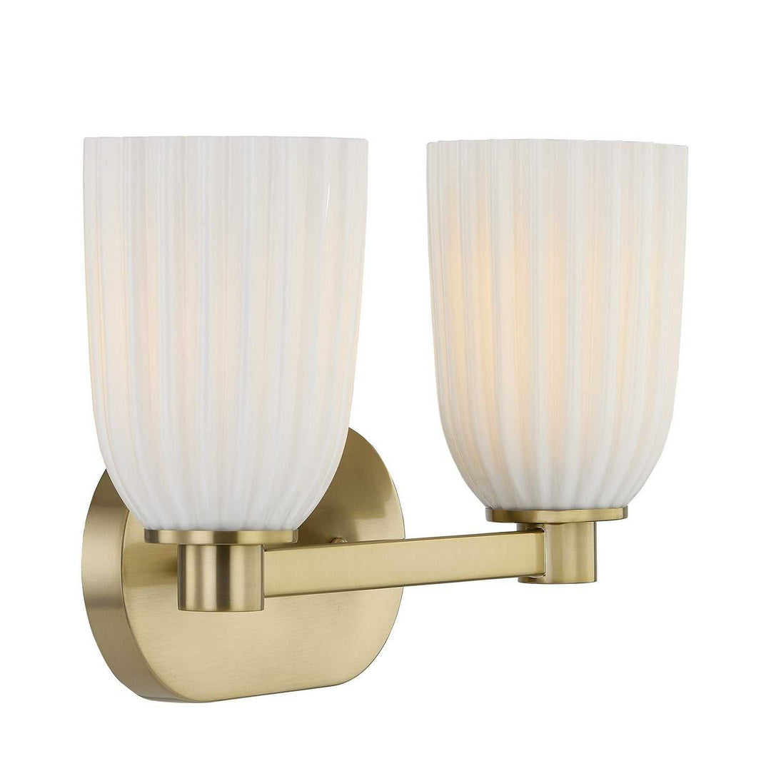 Savoy House - 8-1245-2-127 - Two Light Bathroom Vanity - Baldwin - Noble Brass