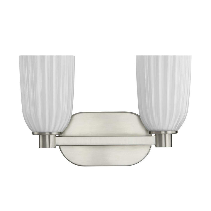 Savoy House - 8-1245-2-SN - Two Light Bathroom Vanity - Baldwin - Satin Nickel