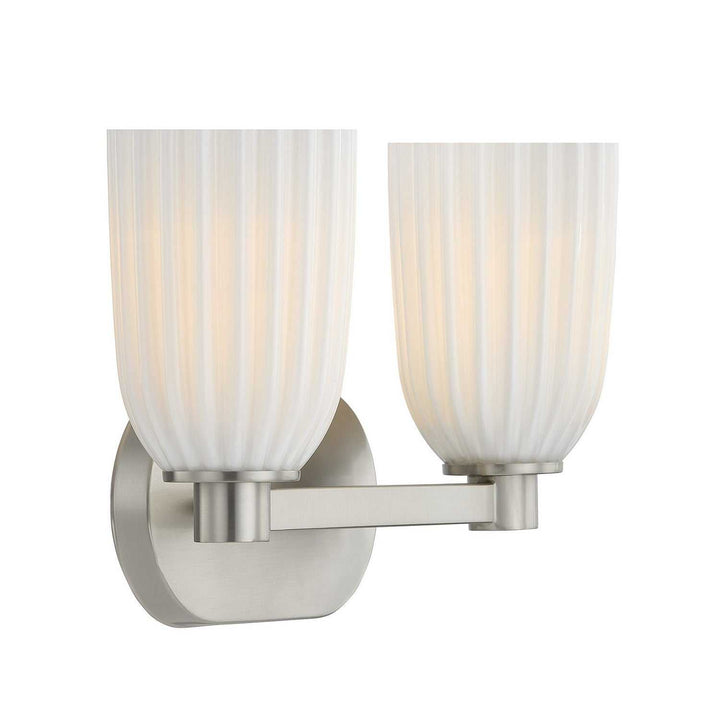 Savoy House - 8-1245-2-SN - Two Light Bathroom Vanity - Baldwin - Satin Nickel