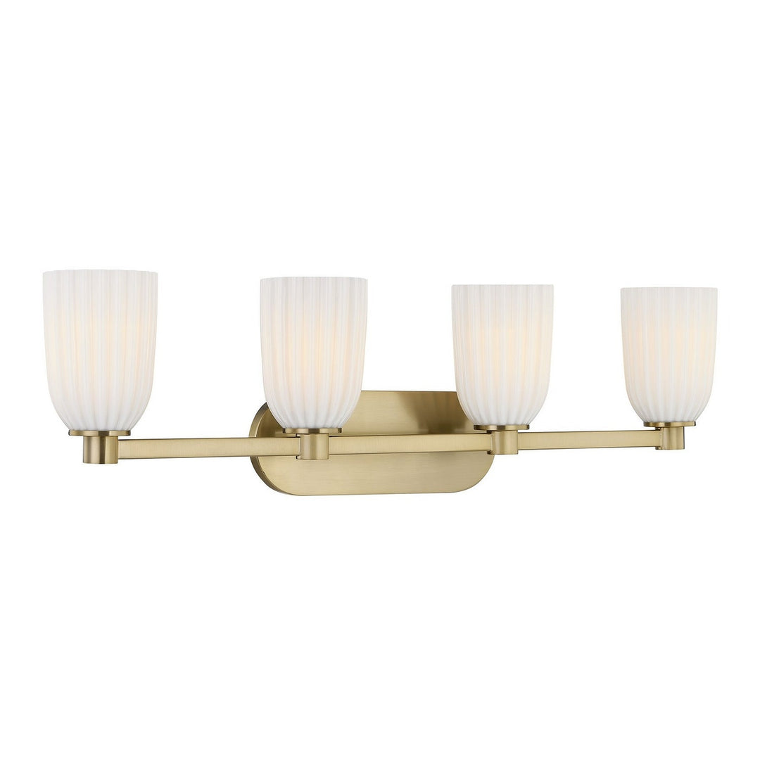 Savoy House - 8-1245-4-127 - Four Light Bathroom Vanity - Baldwin - Noble Brass