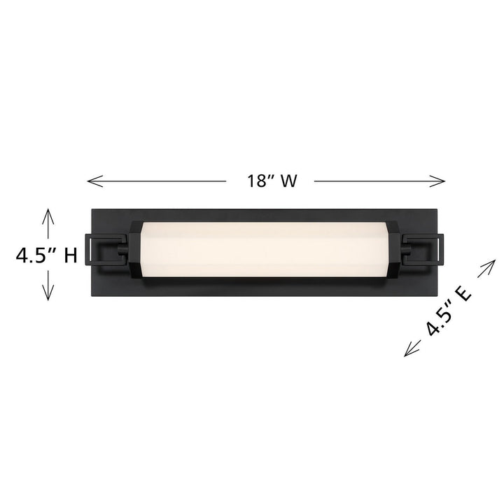 Savoy House - 8-3303-18-335 - LED Bathroom Vanity - Parker - Black Lustre