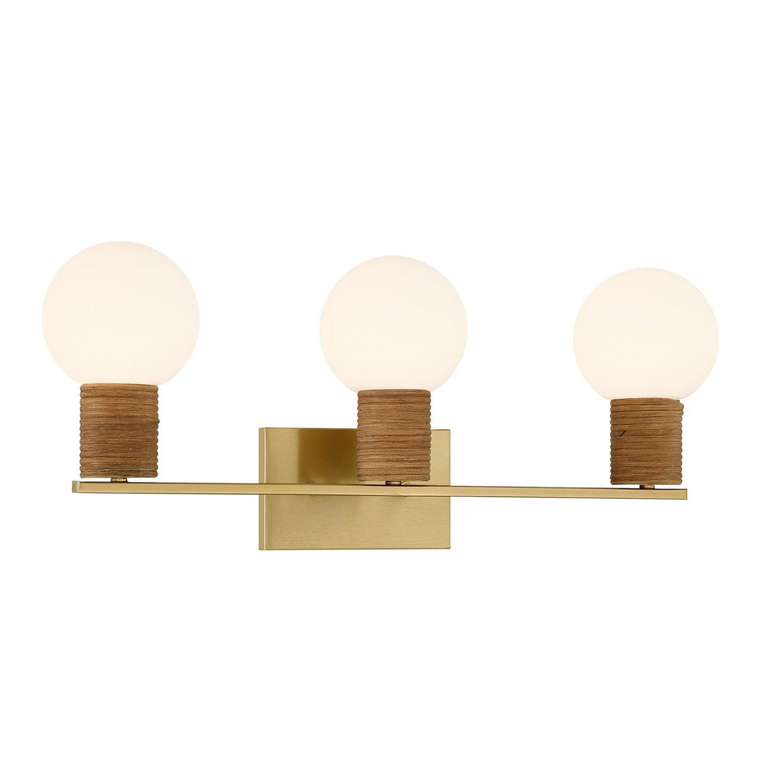 Savoy House - 8-4081-3-322 - Three Light Bathroom Vanity - Jarrell - Warm Brass