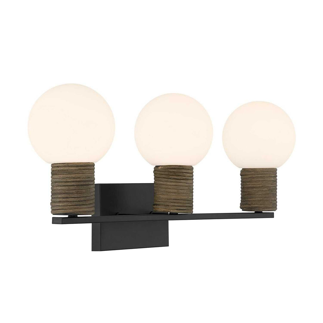 Savoy House - 8-4081-3-BK - Three Light Bathroom Vanity - Jarrell - Matte Black