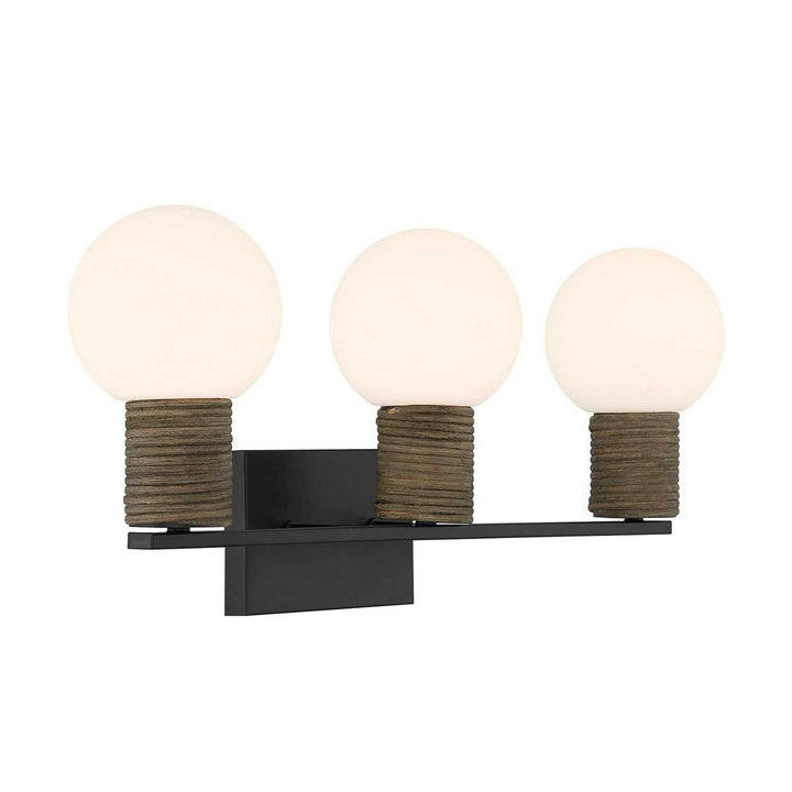 Savoy House - 8-4081-3-BK - Three Light Bathroom Vanity - Jarrell - Matte Black