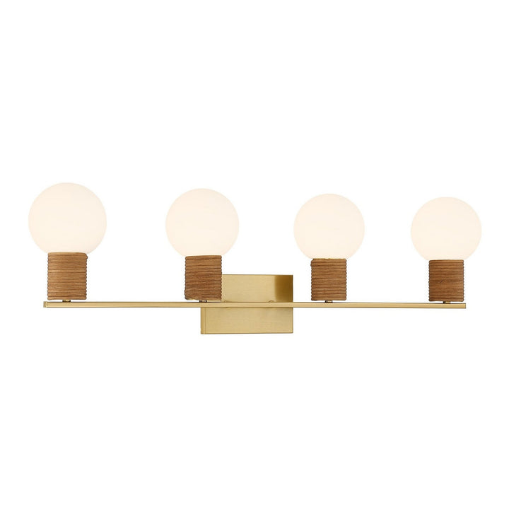 Savoy House - 8-4081-4-322 - Four Light Bathroom Vanity - Jarrell - Warm Brass