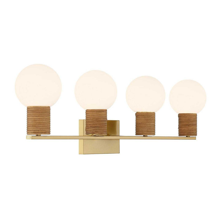 Savoy House - 8-4081-4-322 - Four Light Bathroom Vanity - Jarrell - Warm Brass