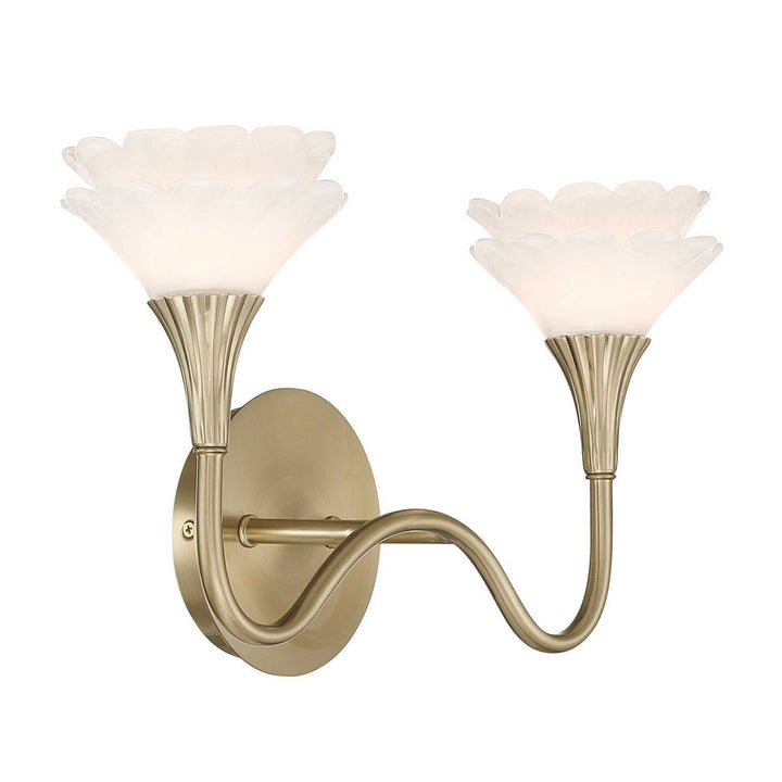 Savoy House - 8-5081-2-127 - Two Light Bathroom Vanity - Florena - Noble Brass