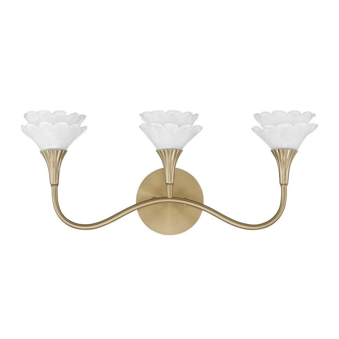 Savoy House - 8-5081-3-127 - Three Light Bathroom Vanity - Florena - Noble Brass