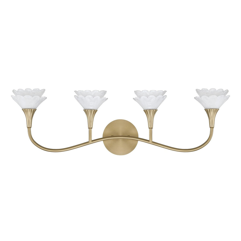 Savoy House - 8-5081-4-127 - Four Light Bathroom Vanity - Florena - Noble Brass