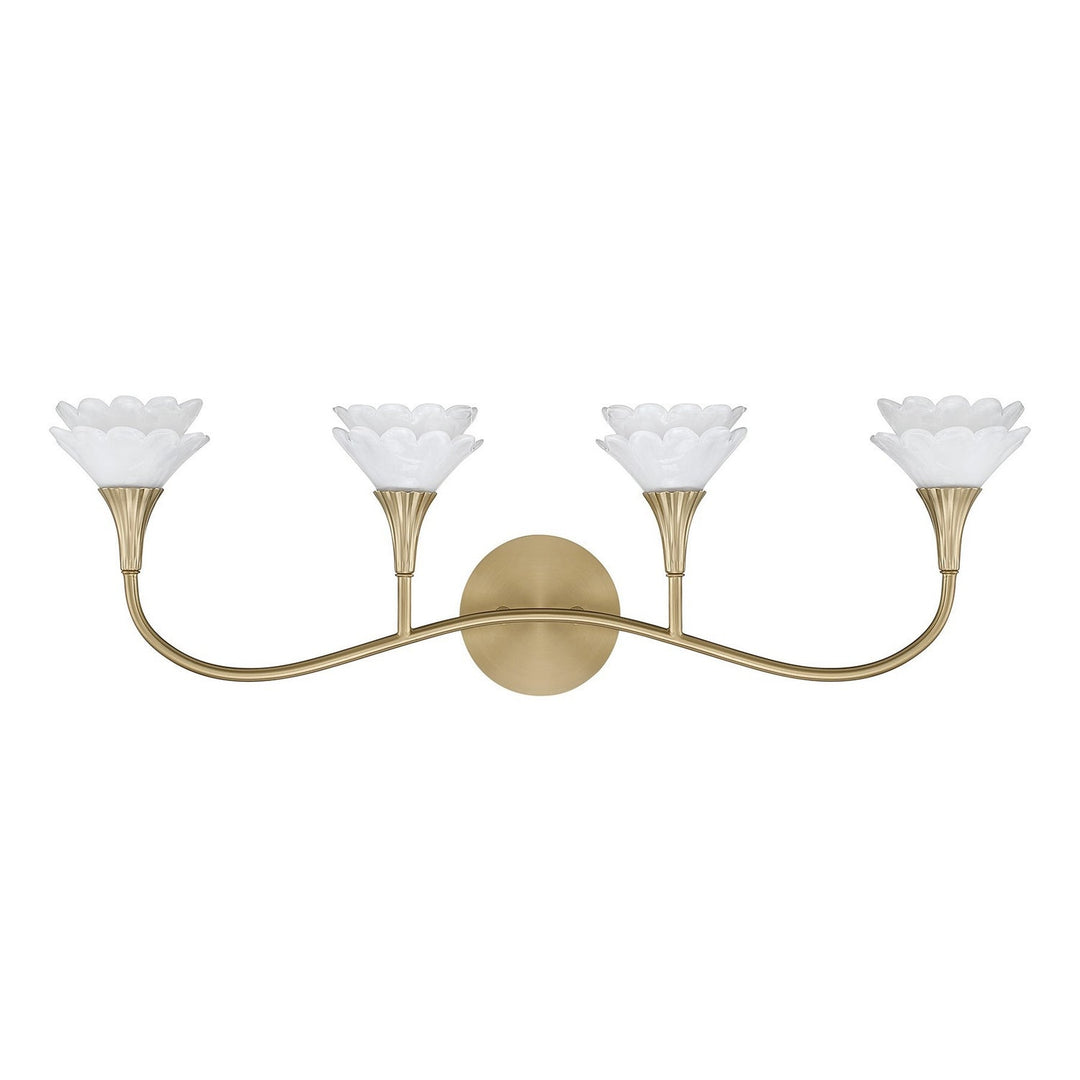 Savoy House - 8-5081-4-127 - Four Light Bathroom Vanity - Florena - Noble Brass