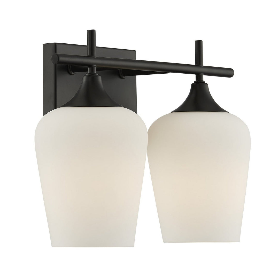 Savoy House - 8-6030-2-BK - Two Light Bathroom Vanity - Octave