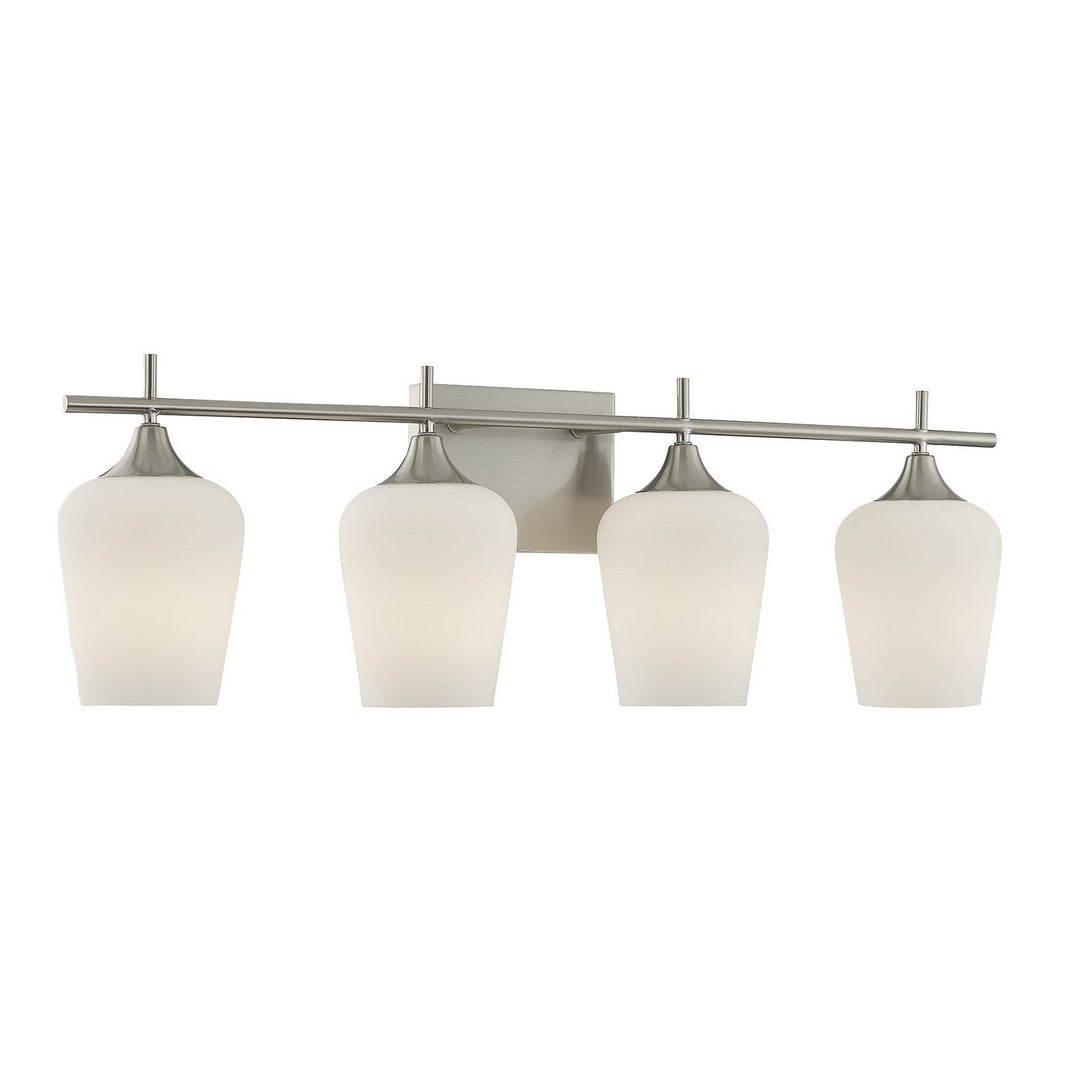 Savoy House - 8-6030-4-SN - Four Light Bathroom Vanity - Octave