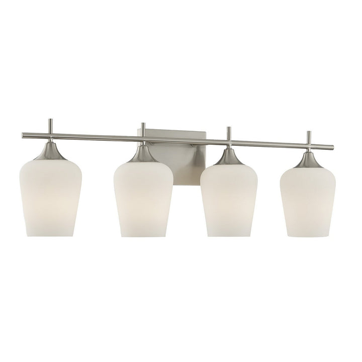 Savoy House - 8-6030-4-SN - Four Light Bathroom Vanity - Octave