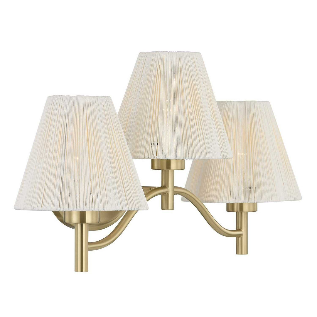 Savoy House - 8-6081-3-127 - Three Light Bathroom Vanity - Rosa - Noble Brass